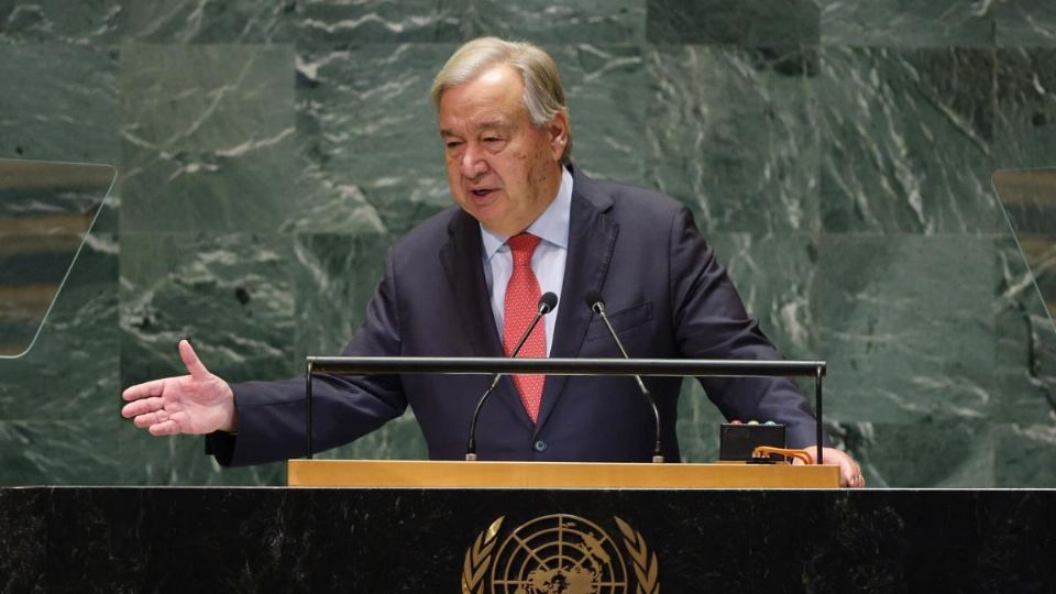 El secretario general de la ONU, António Guterres