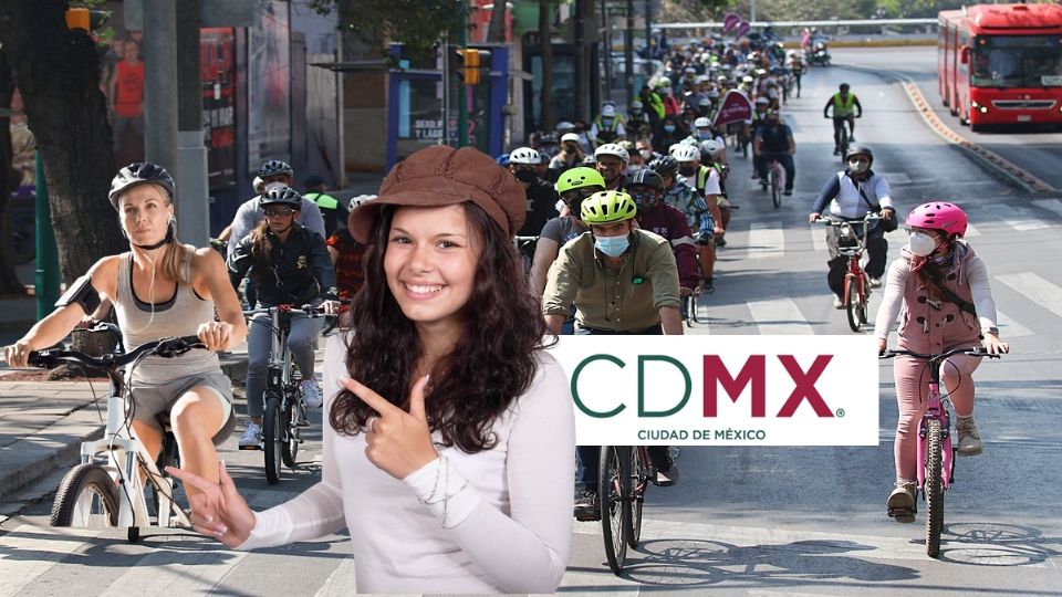 En la CDMX se inauguró 1.5 km de camino libre para transportarse en bicicleta