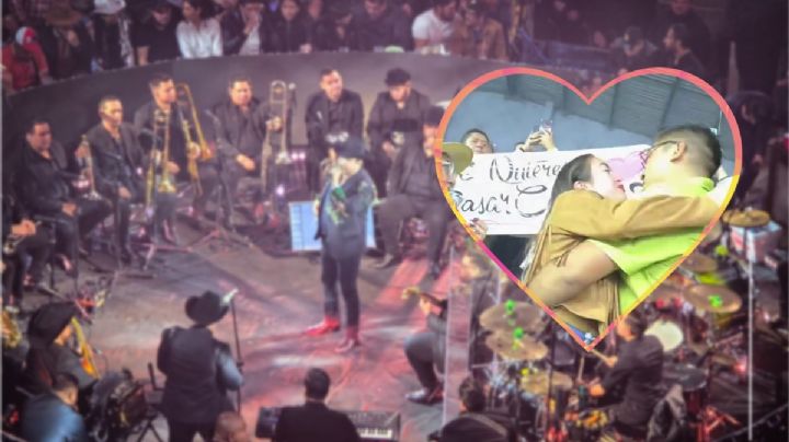 Feria de Pachuca: dijo que “Sí”, pareja se compromete en concierto de Julión Álvarez | VIDEO