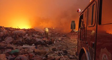 Villagrán amanece bajo el humo: incendian el basurero municipal