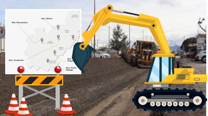 Estas son las vialidades donde encontrarás obras en Pachuca, te damos rutas alternas