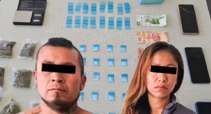 Detienen a pareja de narcomenudistas tras agresión a 2 personas en Zempoala