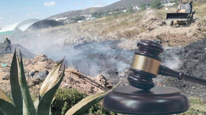 Analiza alcaldía de Mineral de La Reforma iniciar acciones legales por incendio de basurero