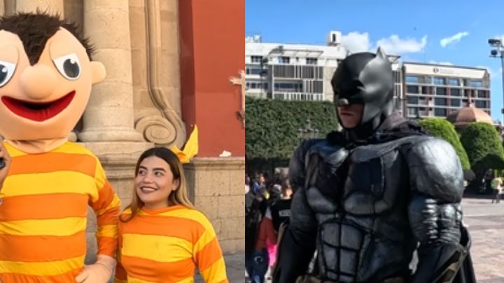 Ser botarga del centro de León: Un oficio sufrido pero que alimenta el alma