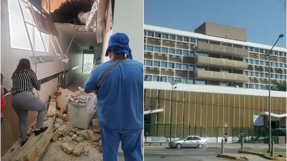 Así fue el derrumbe en hospital del IMSS en Guadalajara