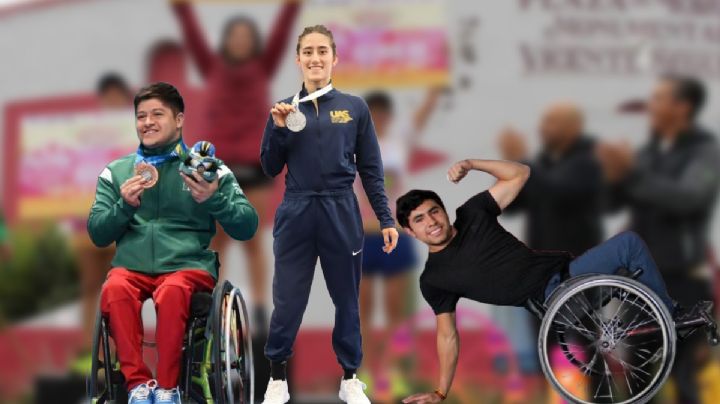 Ellos y ella son los tres atletas ganadores del Premio Estatal del Deporte, esto recibirán en efectivo