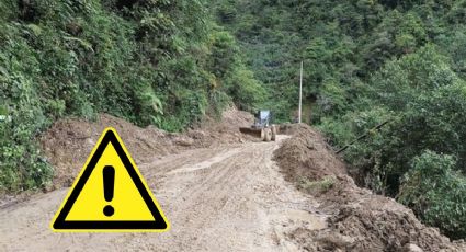 Ya hay paso en carretera de Zongolica bloqueado por derrumbe tras lluvias