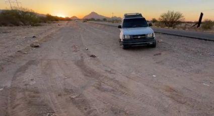 Pánico en Caborca por enfrentamientos; criminales arrojan ponchallantas