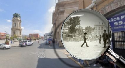 Sin pavimento, pero con árboles, así era el centro de Pachuca hace 100 años