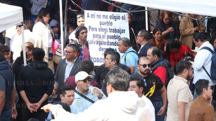 Trabajadores mantienen protesta contra reforma judicial; seguirán en paro