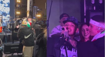 Lazy Boy asiste a concierto de Santa Fe Klan y lo sube a cantar con él: "Soy tu fan"