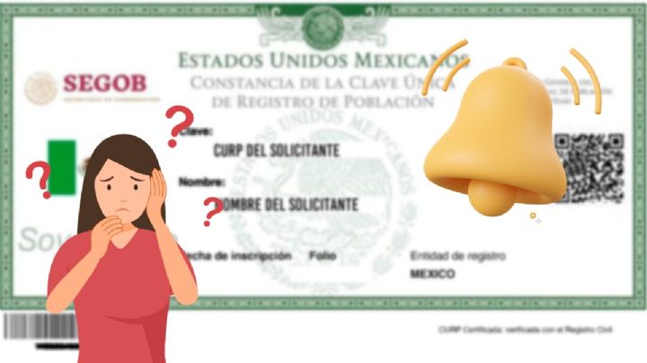 Nuevo CURP en México: Lanzan aviso sobre el trámite de este documento
