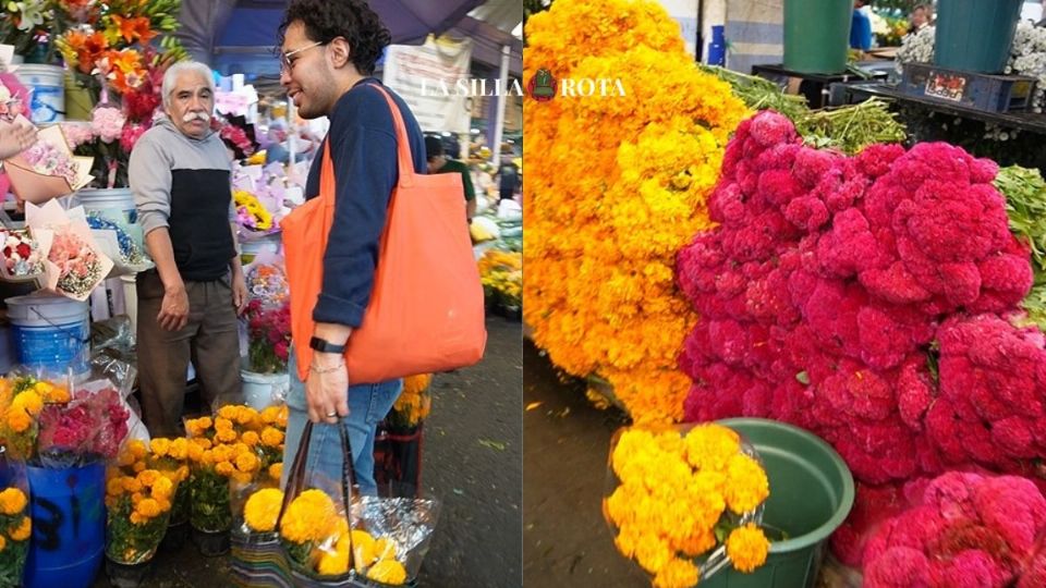 Fernando Aldair gastó 8 mil pesos tan sólo en las flores que utilizará en la ofrenda de su negocio, además de esa suma, falta agregar lo que costarán los adornos y la comida que colocará, para él no hay tope en los gastos.