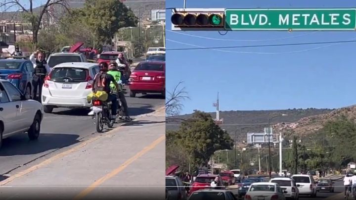 Fallece de un infarto manejando en pleno bulevar Hidalgo y choca