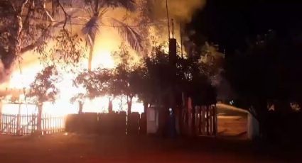 Incendio devora "La Chuparrosa Enamorada", icónico restaurante de Culiacán