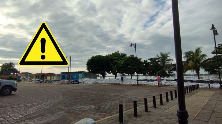 Tlacotalpan: Así amaneció el nivel del río Papaloapan hoy 29 de octubre