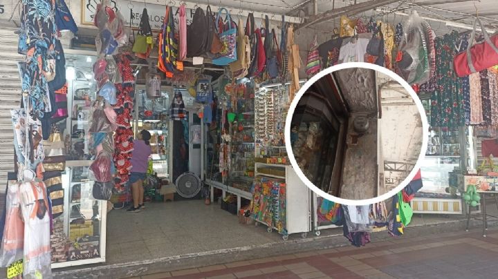 Roban cableado en locales que quedan del Mercado de Artesanías del malecón de Veracruz