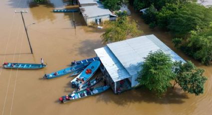 Inundaciones en Minatitlán tras fuertes lluvias afectan a 3,600 familias