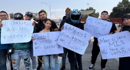 Repartidores en moto protestan en Cámara de Diputados: Exigen libertad de afiliarse o no al Seguro Social