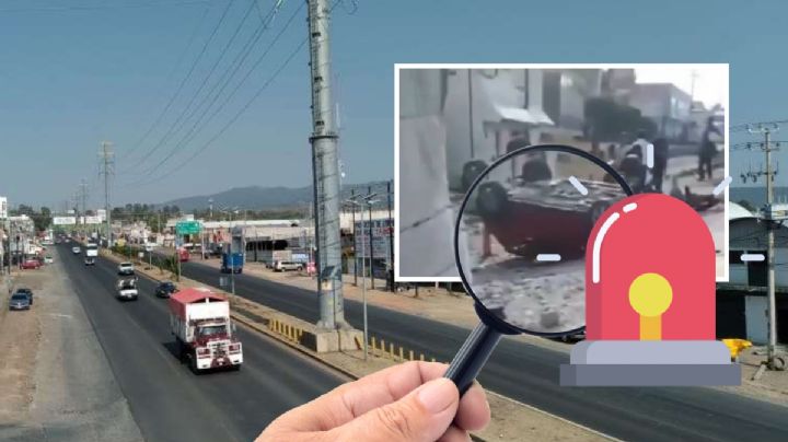Así quedó un Mini Cooper tras volcar en la "bajada de la muerte" de Tulancingo