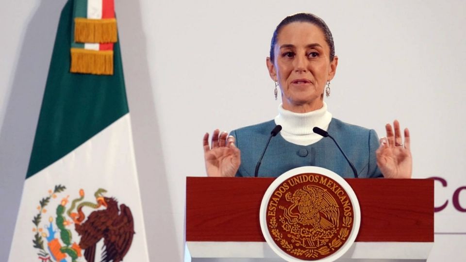 La presidenta Claudia Sheinbaum en su conferencia mañanera del 30 de octubre de 2024.