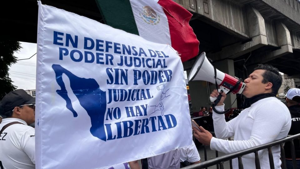 Protestas contra la reforma judicial