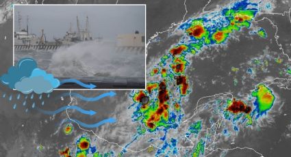 Norte y lluvias en Veracruz: se degrada depresión tropical pero habría nuevo disturbio