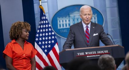 Biden da conferencia de prensa en la Casa Blanca por primera vez