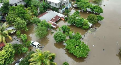 Aumenta nivel del Río Coatzacoalcos; familias se inundan en Jesús Carranza