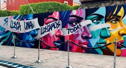 Este es el mural de la gobernadora de Guanajuato: "El gobierno de la gente"