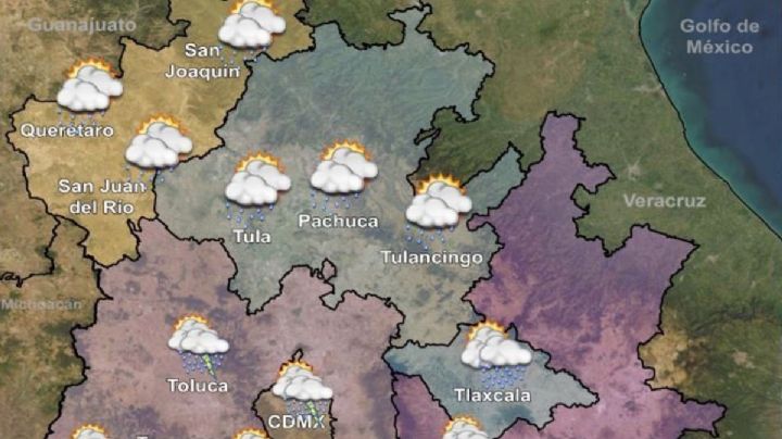 Se acerca tormenta tropical; así estará el clima en Hidalgo este domingo