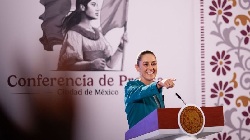 Sheinbaum en conferencia mañanera