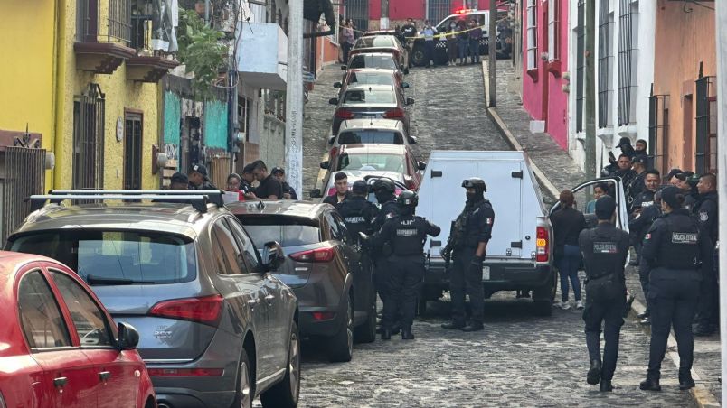 Elementos de la Policía Estatal activaron un operativo en la zona centro de la capital de Veracruz.