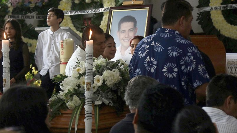 Funeral del alcalde de Chilpancingo, Alejandro Arcos