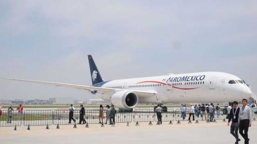 Vuelo de Aeroméxico presenta falla en sistema de presurización