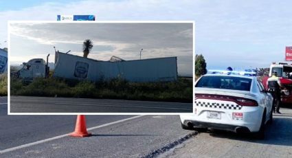 México-Pachuca: Tráiler se parte en 2 a la altura del restaurante Los Cochinitos I Fotos