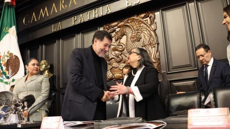 La reunión de Fernández Noroña y Norma Piña