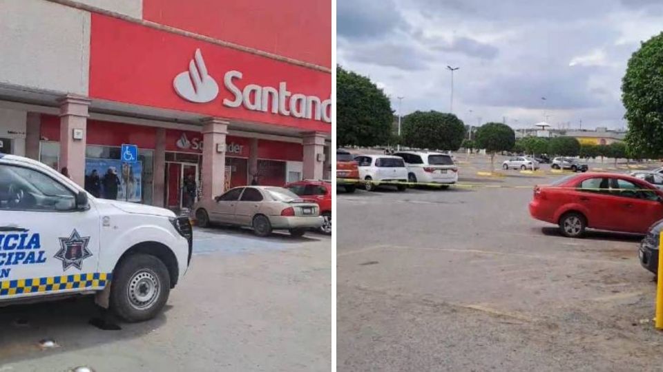 Tras asaltar al cuentahabiente, policías detuvieron a los asaltantes.