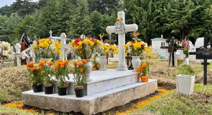 Se reúnen vivos y muertos; colorido, convivencia y nostalgia invaden los panteones de Edomex