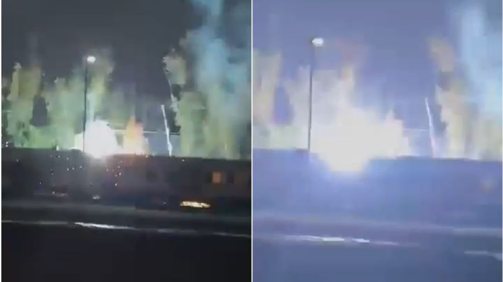 Cortocircuito en estación Cuautitlán del Tren Suburbano | VIDEO