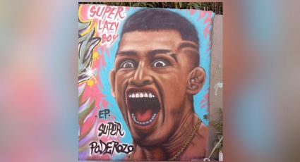 Poderozo homenajea a Lazy Boy con mural en colonia de Veracruz