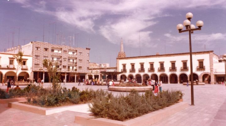 Así era la Plaza de los Fundadores en León en 1979