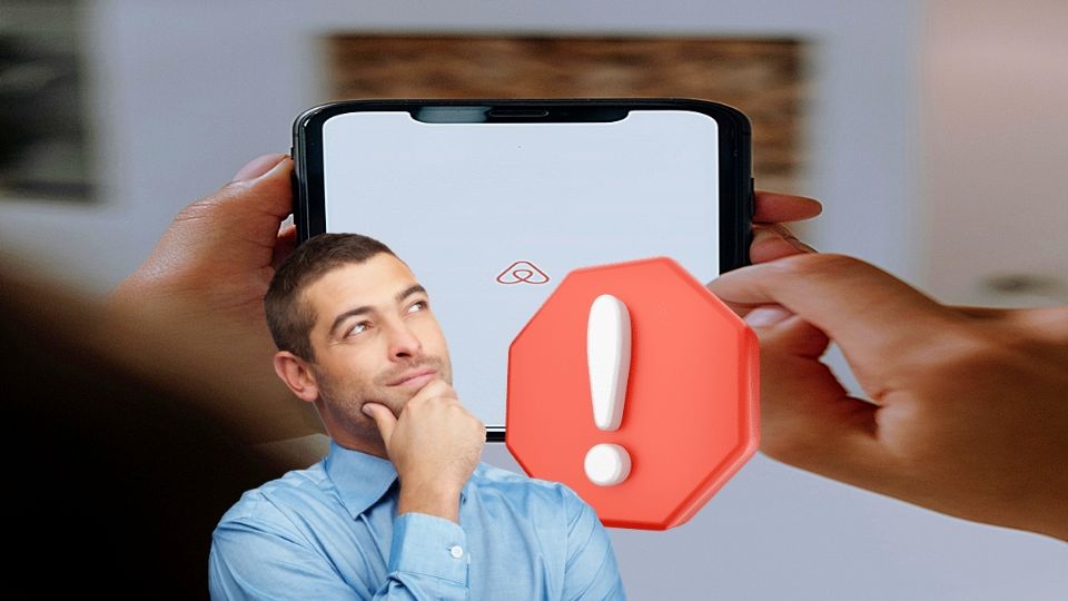 Airbnb suele enviar recordatorios sobre la importancia de reservar a través de su plataforma