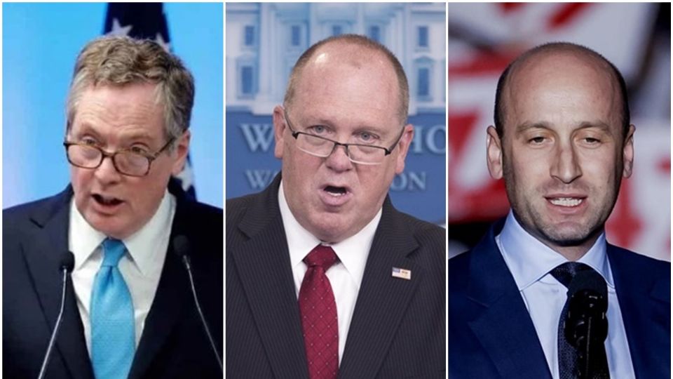 Lighthizer, Homan y Miller, nombrados por trump