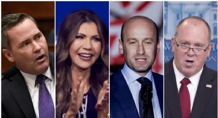 Kristi Noem, Thomas Homan y Stephen Miller, los elegidos contra la migración a EU