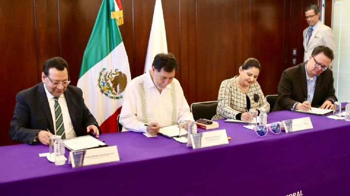 TEPJF y Senado firman convenio para la profesionalización en materia político-electoral
