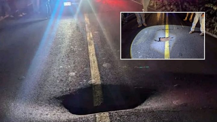 Se abrirá paso provisional en la carretera de Actopan tras mega socavón