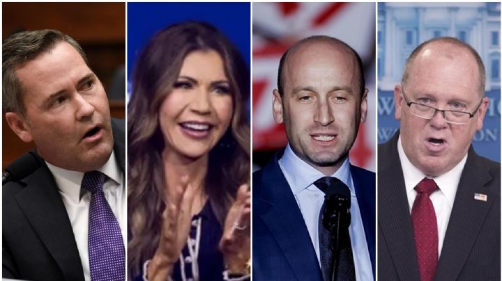 Kristi Noem, Thomas Homan y Stephen Miller, los elegidos contra la migración a EU