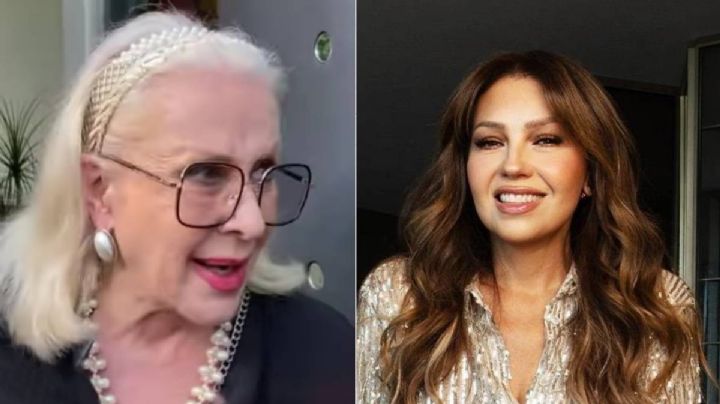 La imperdible reacción de Laura Zapata al ver a Thalía maquillándose para despedir a Ernestina Sodi