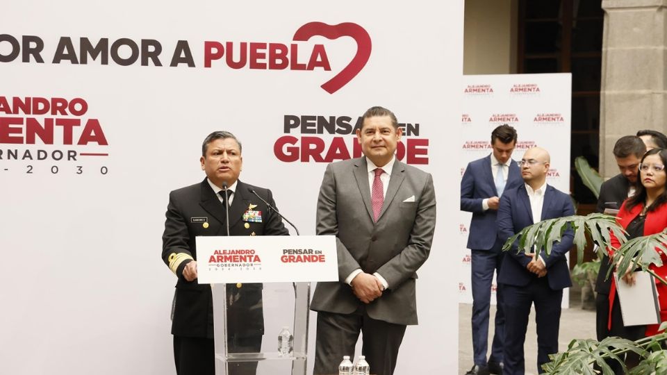 Vicealmirante de la Marina dirigirá la seguridad pública en Puebla